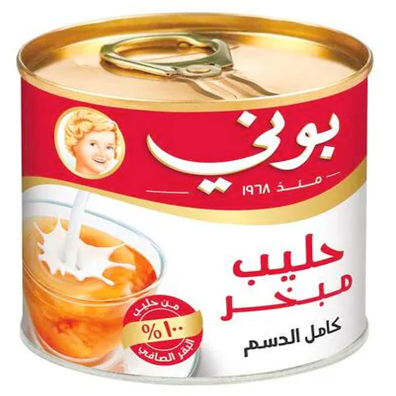 Bonny Evaporated Full-Fat Milk, 170 Gm